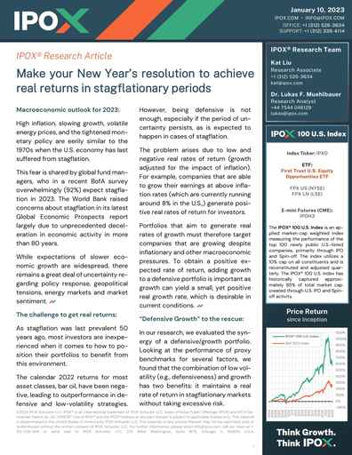 IPOX® Research: Achieving real returns in stagflationary periods