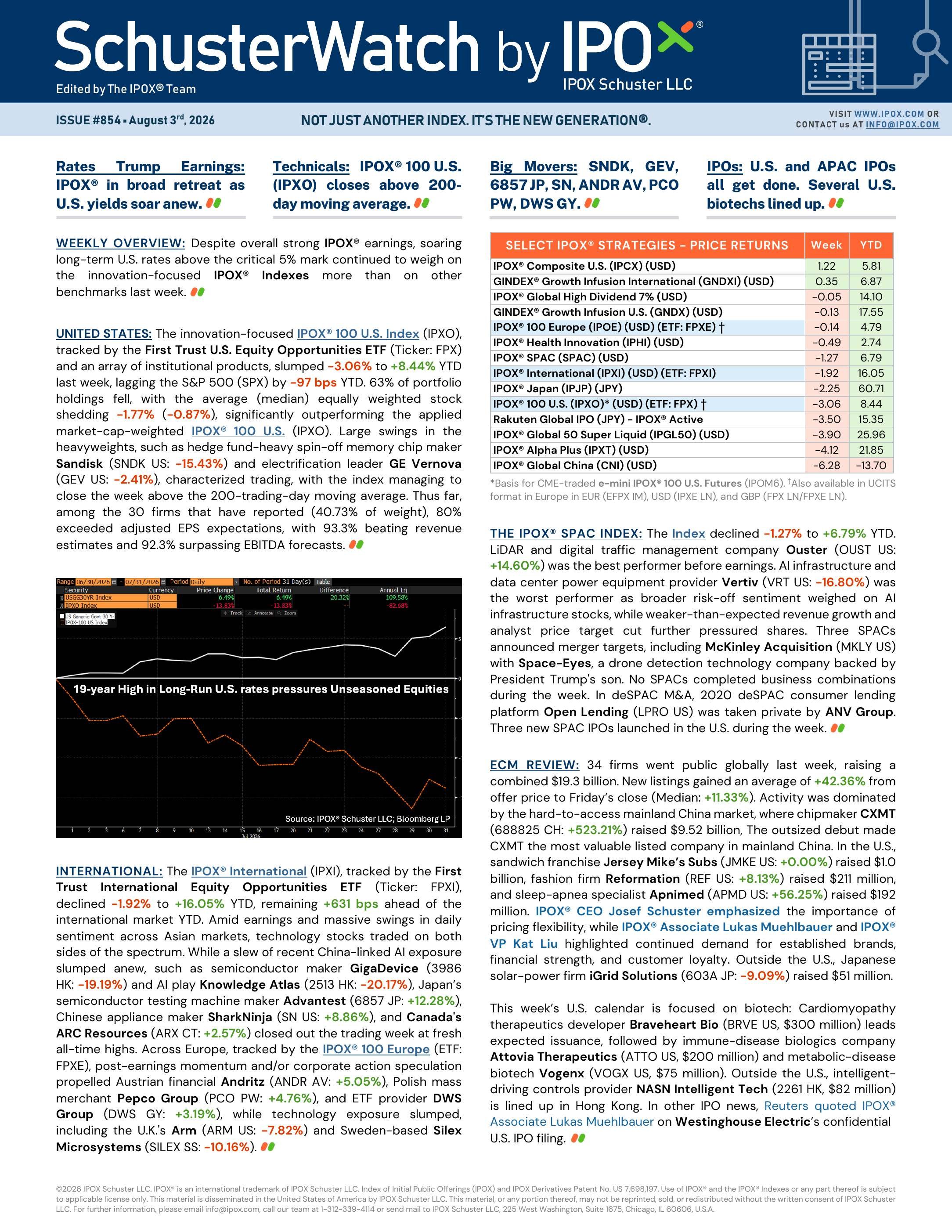 Front page of SchusterWatch #854 (08/03/2026)